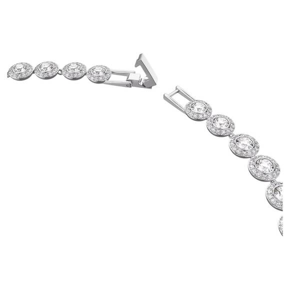 NEW SWAROVSKI women's una angelic tennis necklace in white - Picture 3 of 3